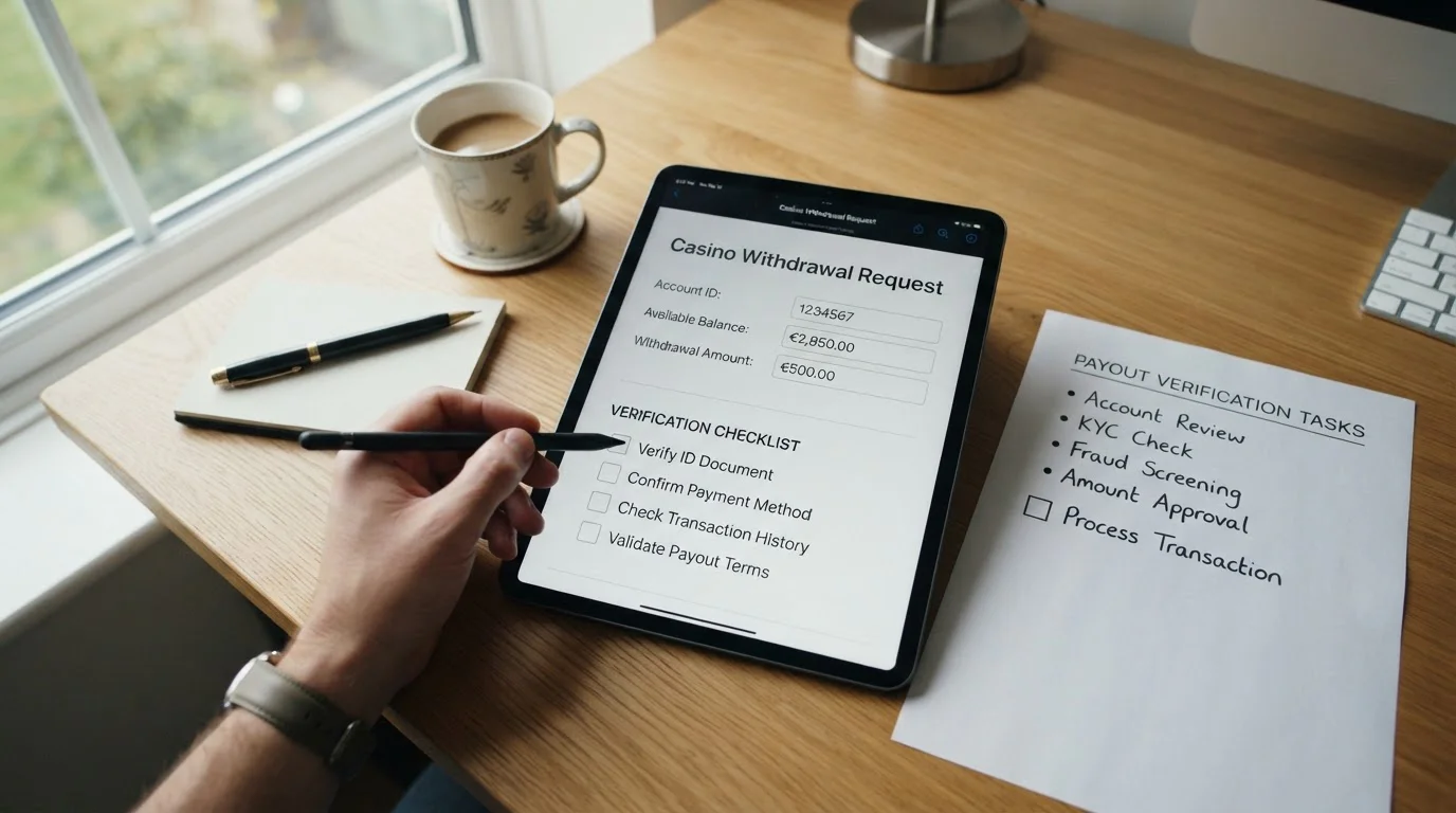 Pět kroků k nejrychlejšímu výběru z online casina – checklist před žádostí o výplatu